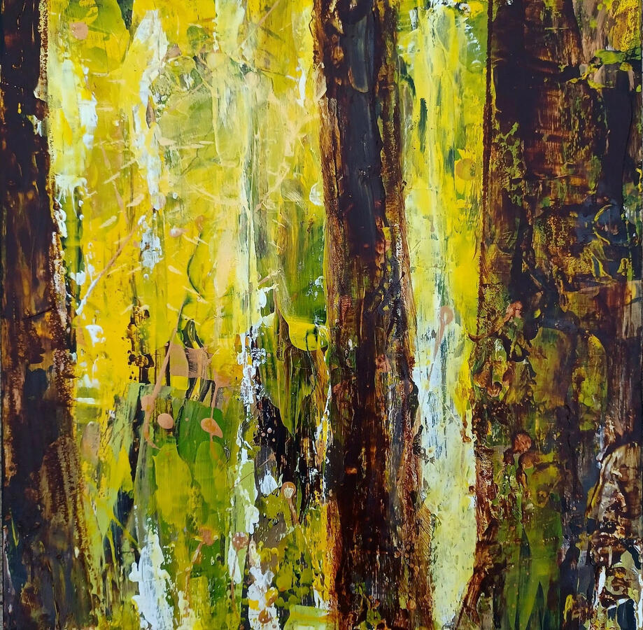 Daybreak – Acrylic on Birch Panel 12”x12”