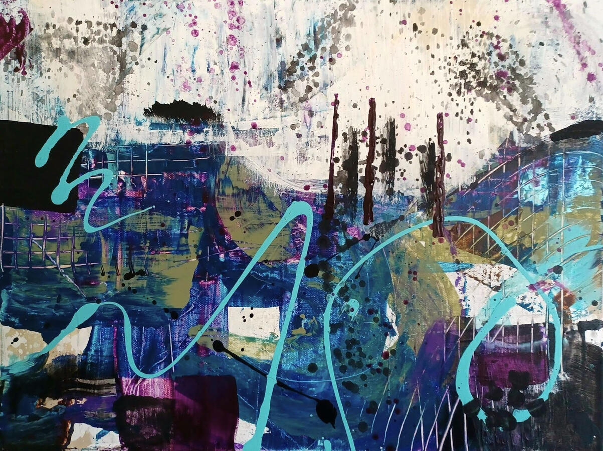 Jubilee in the City - Acrylic on Canvas 16&quot;x12&quot;