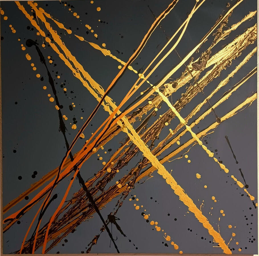 SOLD Pendulum I – Acrylic on Canvas 36”x36”